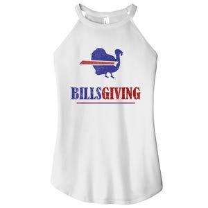 Billsgiving Happy Thanksgiving Chicken American Football Women's Perfect Tri Rocker Tank