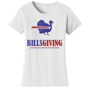 Billsgiving Happy Thanksgiving Chicken American Football Women's T-Shirt