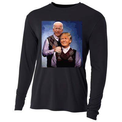 Biden Husband Trump Wife Cooling Performance Long Sleeve Crew