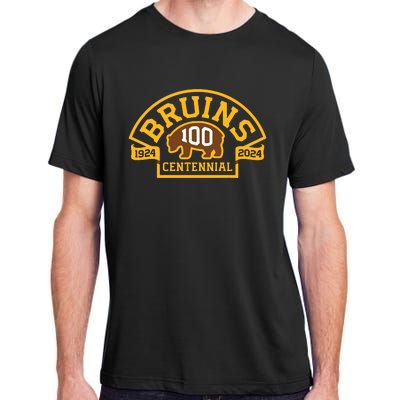 Bruins Hockey Team 100th Season Hockey 2024 Adult ChromaSoft Performance T-Shirt