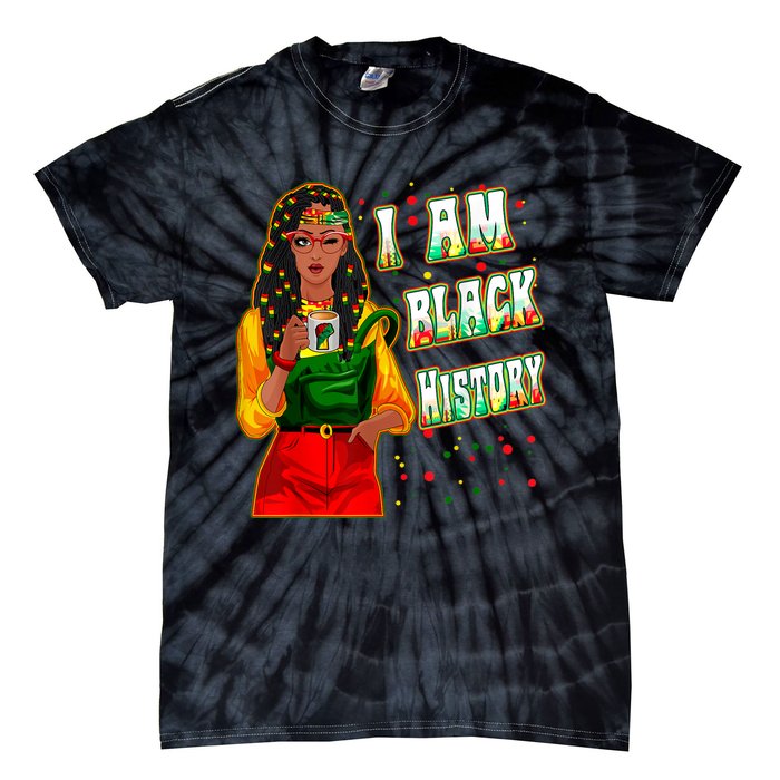 Black History T Shirts For Women Black History Month Decor Tie-Dye T-Shirt