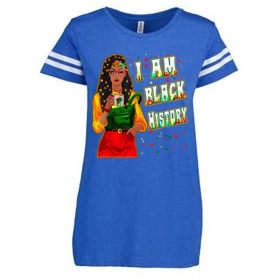 Black History T Shirts For Women Black History Month Decor Enza Ladies Jersey Football T-Shirt