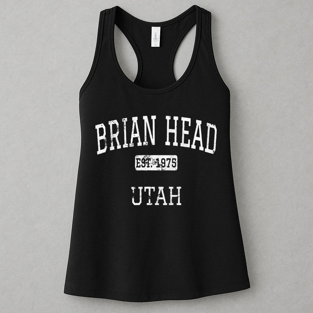 Brian Head Utah UT Vintage Womens Tank Top