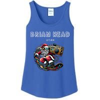 Brian Head Utah Cool Snowboard Christmas Santa Cool Gift Ladies Essential Tank