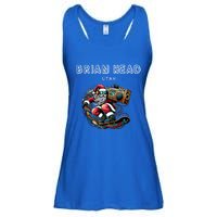 Brian Head Utah Cool Snowboard Christmas Santa Cool Gift Ladies Essential Flowy Tank