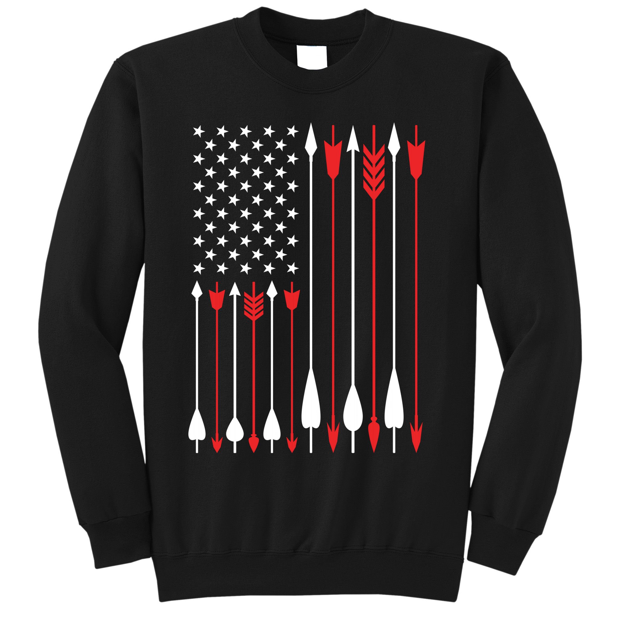 Bow Hunting USA American Flag Archery Hoodie Bow Hunter Sweatshirt
