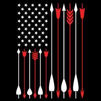 Bow Hunting USA American Flag Archery Hoodie Bow Hunter Baby Bodysuit