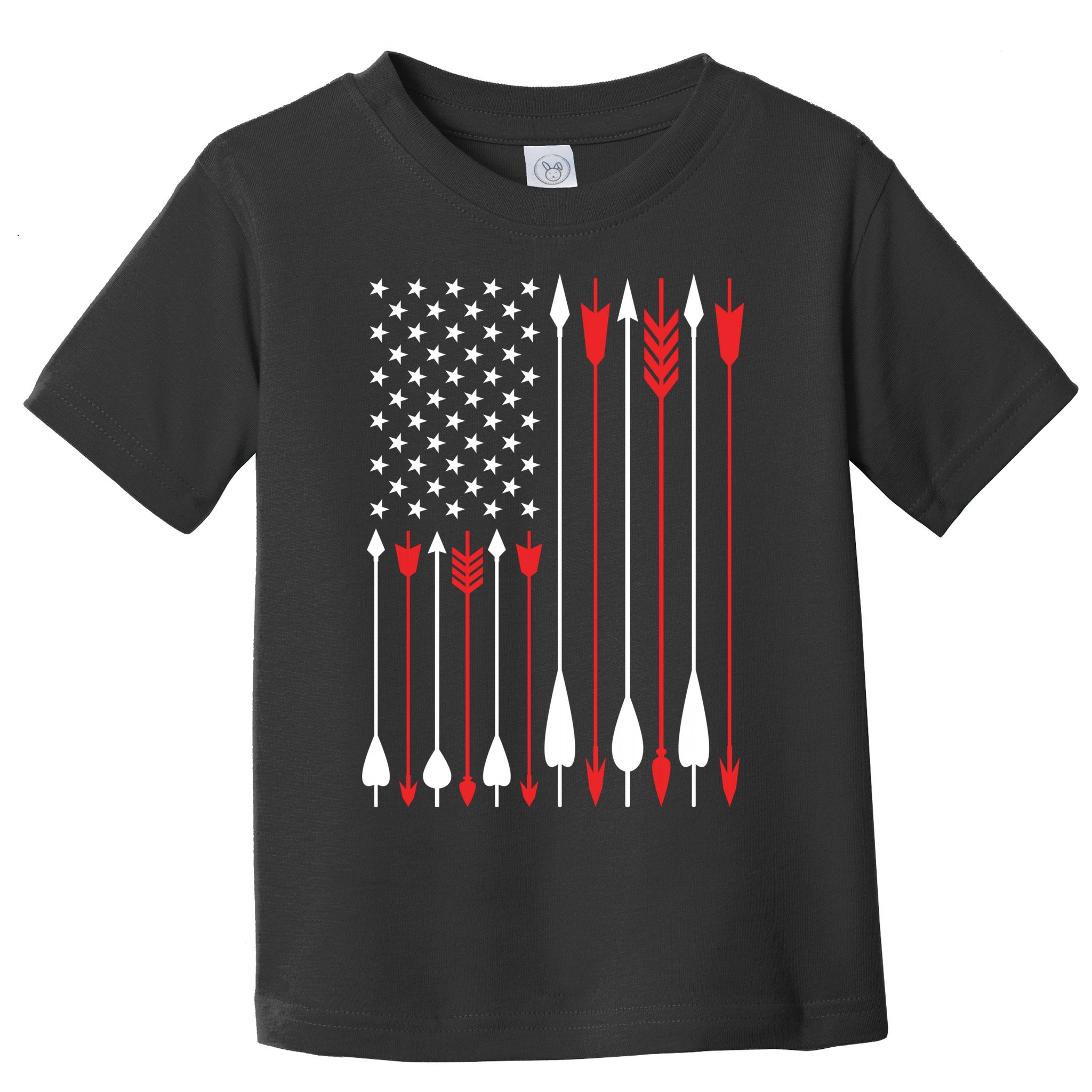 Bow Hunting USA American Flag Archery Hoodie Bow Hunter Toddler T-Shirt