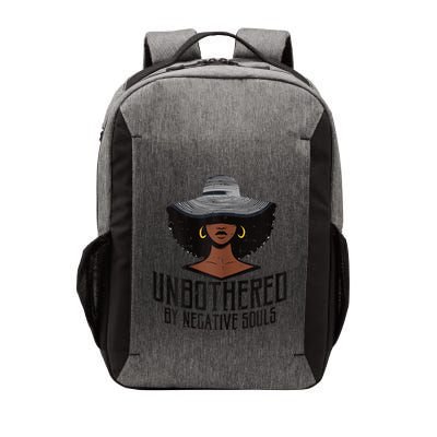 Black History Unbothered By Negative Soul Vector Backpack