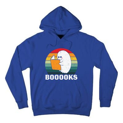 Booooks!Ghost Halloween Vintage Teacher Book Library Reading Gift Tall Hoodie