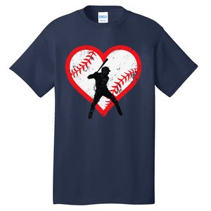 Baseball Heart Valentine's Day Gifts Cutens Tall T-Shirt