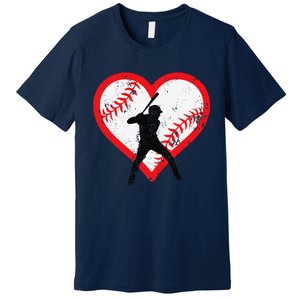 Baseball Heart Valentine's Day Gifts Cutens Premium T-Shirt