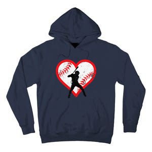 Baseball Heart Valentine's Day Gifts Cutens Tall Hoodie