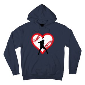 Baseball Heart Valentine's Day Gifts Teen Hoodie