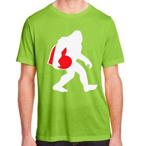 Bigfoot Heart Valentine's Day, Cute Anniversary Gift Adult ChromaSoft Performance T-Shirt