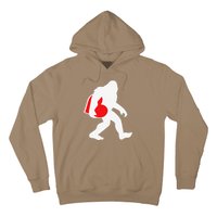 Bigfoot Heart Valentine's Day, Cute Anniversary Gift Hoodie