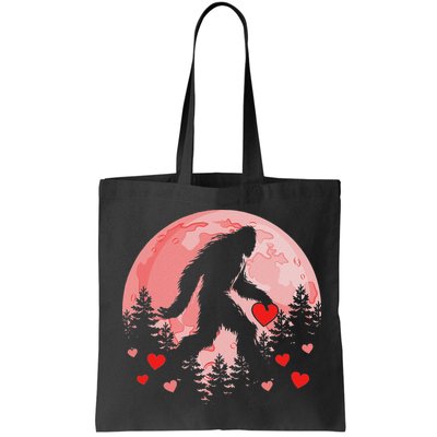 Bigfoot Heart Valentines Day Bag