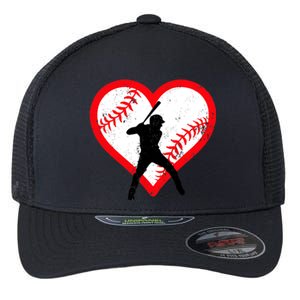 Baseball Heart Valentine's Day Gifts Teen Boy Flexfit Unipanel Trucker Cap