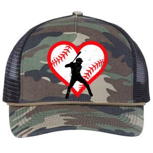 Baseball Heart Valentine's Day Gifts Teen Boy Retro Rope Trucker Hat Cap