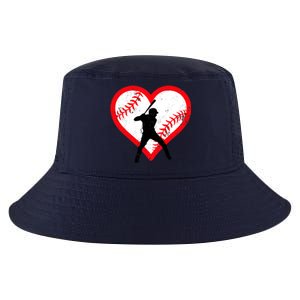 Baseball Heart Valentine's Day Gifts Teen Boy Cool Comfort Performance Bucket Hat