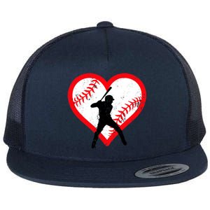 Baseball Heart Valentine's Day Gifts Teen Boy Flat Bill Trucker Hat