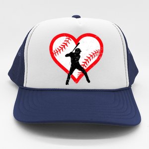 Baseball Heart Valentine's Day Gifts Teen Boy Trucker Hat