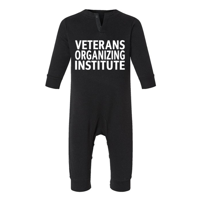 Bidenharris Hq Veterans Organizing Institute Infant Fleece One Piece