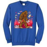 Bigfoot Heart Valentines Day Love Sasquatch Believe Sweatshirt