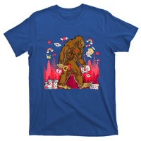 Bigfoot Heart Valentines Day Love Sasquatch Believe T-Shirt