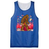 Bigfoot Heart Valentines Day Love Sasquatch Believe Mesh Reversible Basketball Jersey Tank