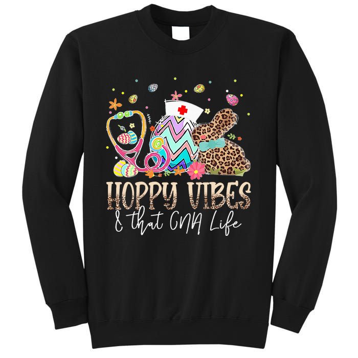 Bunny Hoppy Vibes & That CNA Life Easter Day Sweatshirt