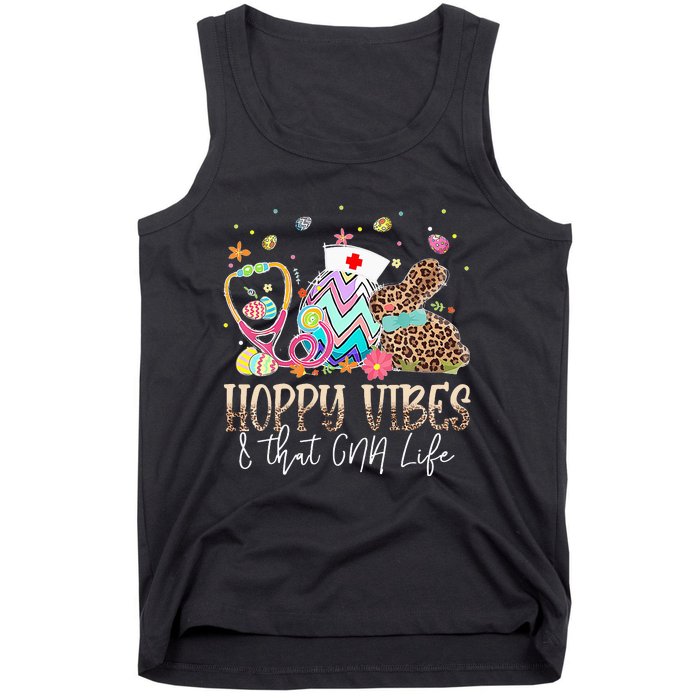 Bunny Hoppy Vibes & That CNA Life Easter Day Tank Top