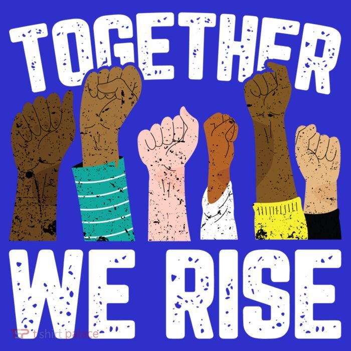 Black History We Rise Together Cool African American Funny Gift T-Shirt