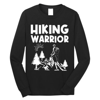 Backpacking Hiking Warrior Long Sleeve Shirt