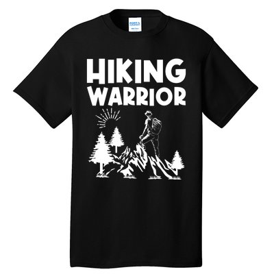 Backpacking Hiking Warrior Tall T-Shirt