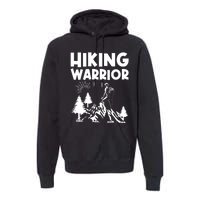 Backpacking Hiking Warrior Premium Hoodie