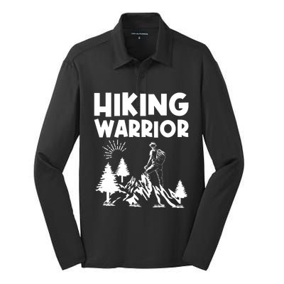 Backpacking Hiking Warrior Silk Touch Performance Long Sleeve Polo