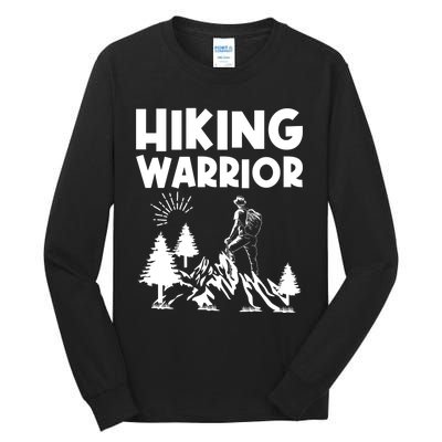 Backpacking Hiking Warrior Tall Long Sleeve T-Shirt