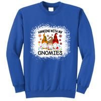 Bleached Hanging With My Gnomies Christmas Gnome Meaningful Gift Sweatshirt