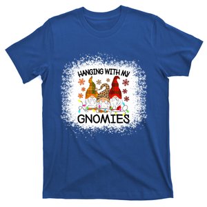 Bleached Hanging With My Gnomies Christmas Gnome Meaningful Gift T-Shirt