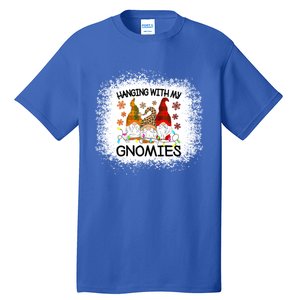 Bleached Hanging With My Gnomies Christmas Gnome Meaningful Gift Tall T-Shirt