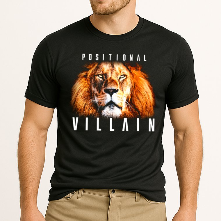 Wearing Positional Villain Performance Shirt