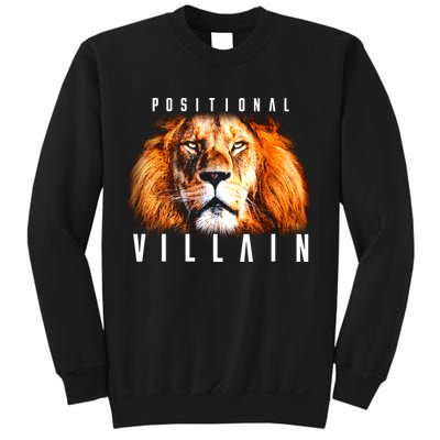 Brad Holmes Wearing Positional Villain Sweatshirt