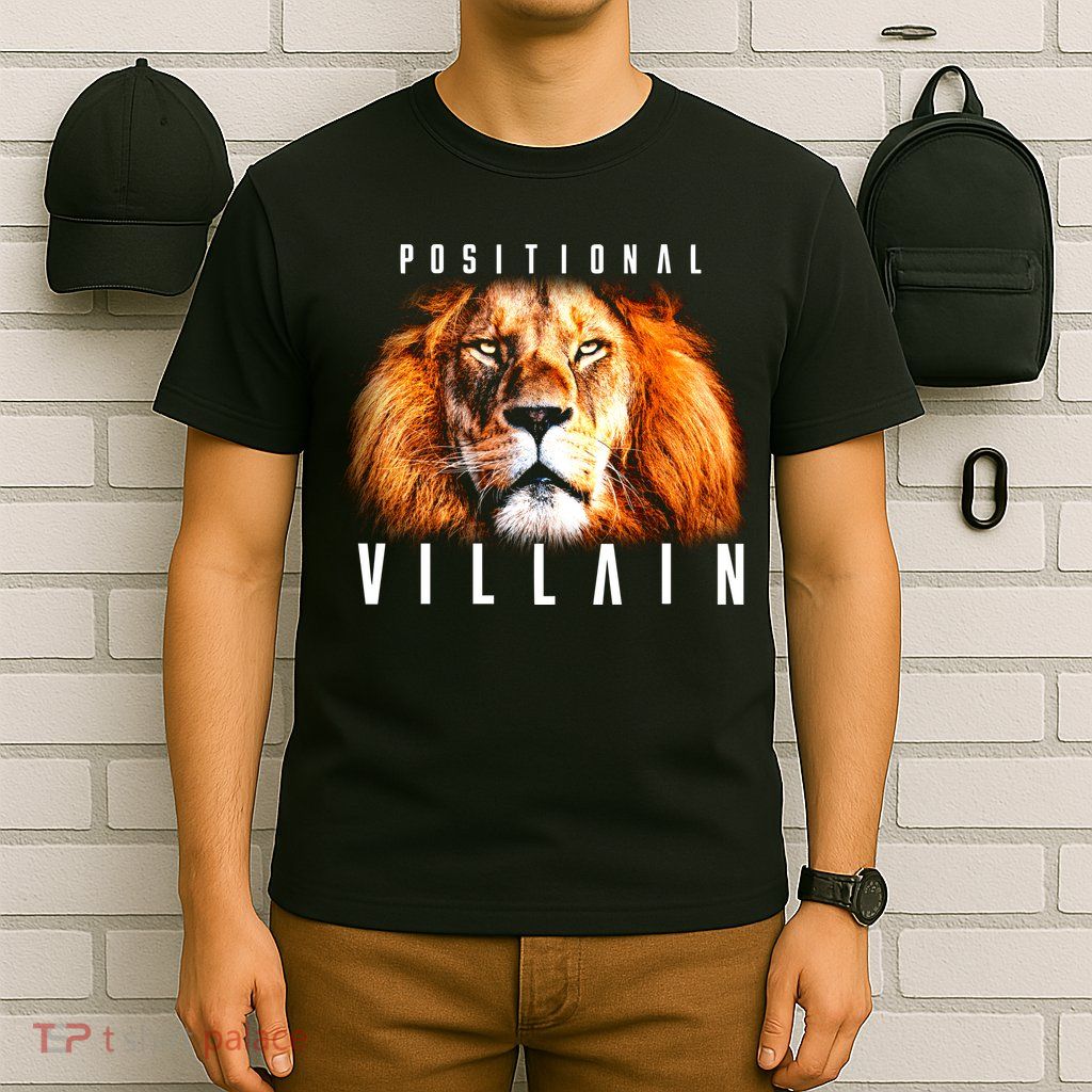 Brad Holmes Wearing Positional Villain T-Shirt