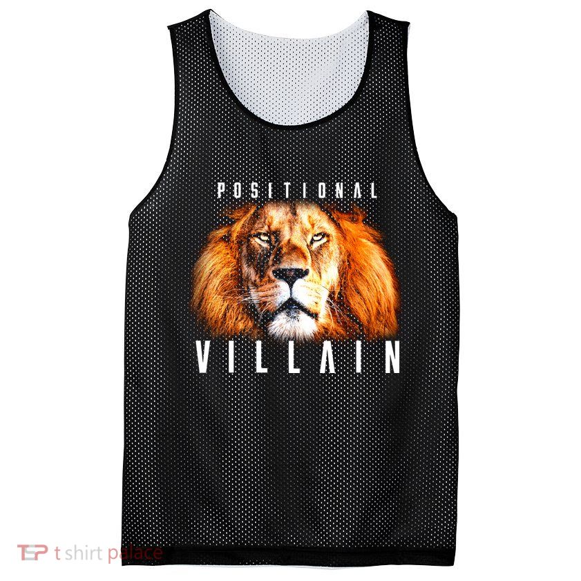 Brad Holmes Wearing Positional Villain Mesh Reversible Basketball Jersey Tank