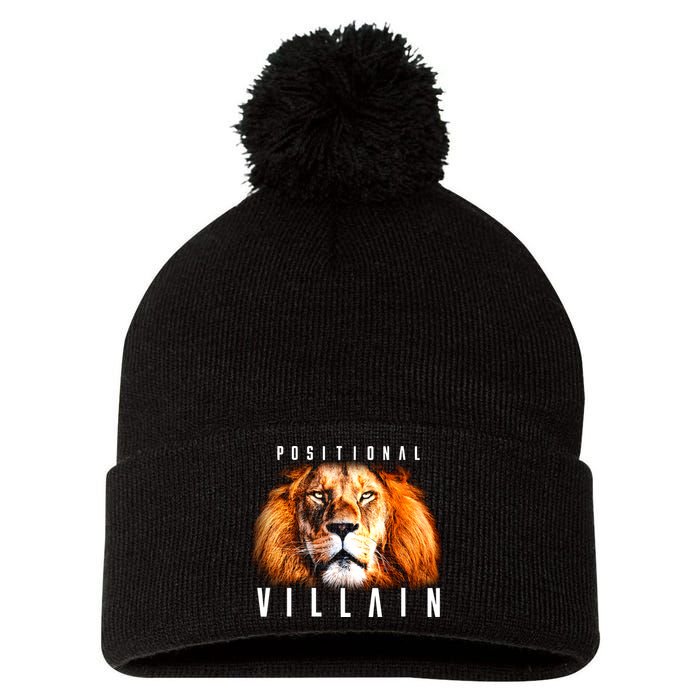 Brad Holmes Wearing Positional Villain Pom Pom 12in Knit Beanie