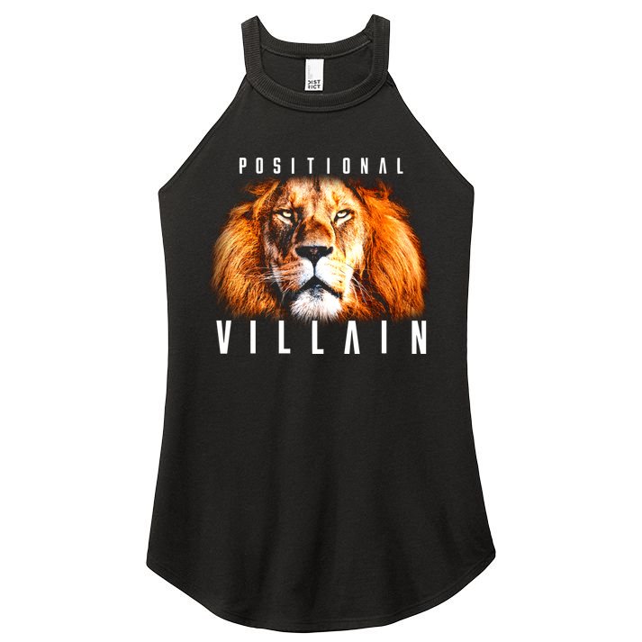 Wearing Positional Villain Women's Perfect Tri Rocker Tank