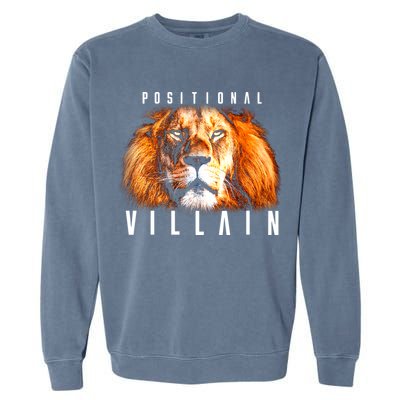 Wearing Positional Villain Garment-Dyed Sweatshirt