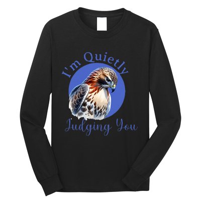 Beautiful Hawk With Long Sleeve Shirt