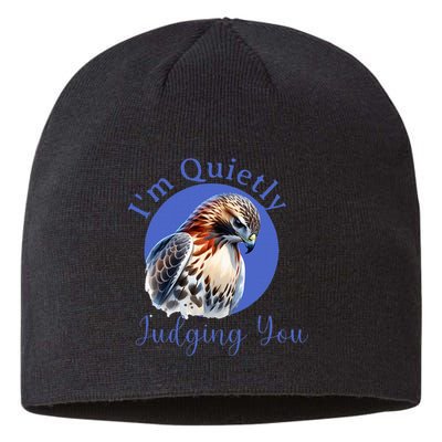 Beautiful Hawk With Sustainable Beanie